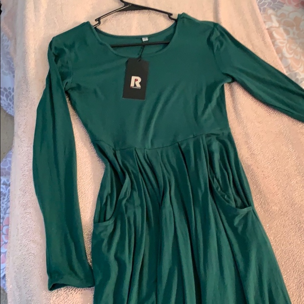 Forrest green dress